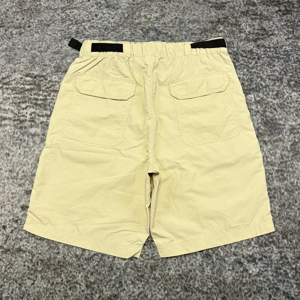 Craft & Barrow Cargo Shorts Mens 32 Tan Adjustable Waist Utility Outdoor Skater